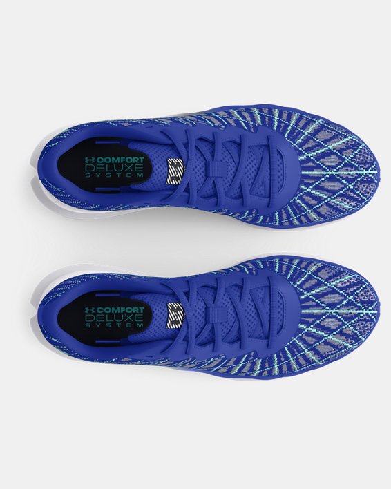 Men's UA Charged Breeze 2 Running Shoes in Blue image number 2